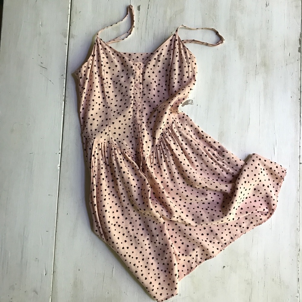 H&M (Divided) Pink heart summer dress